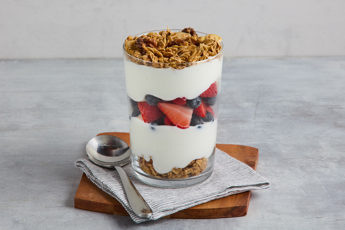 Individual Fresh Yogurt & Berry Parfait